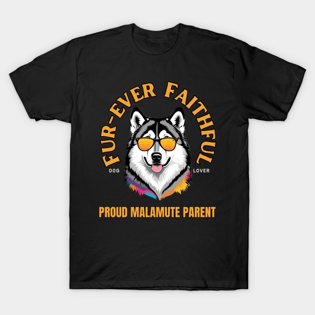 Alaskan Malamute Parent T-Shirt by Pearsville